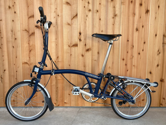 折りたたみ自転車「Brompton」1日レンタル-ネイビー1