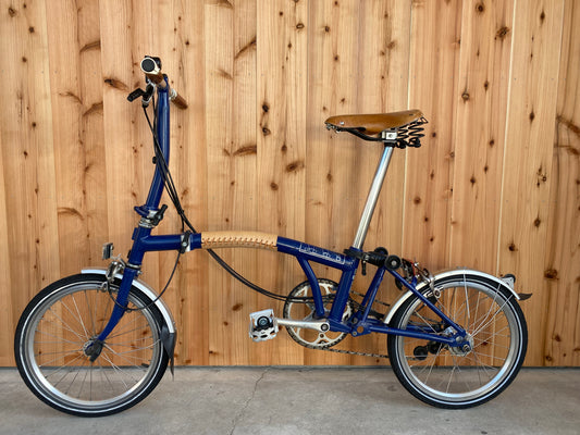 折りたたみ自転車「Brompton」1日レンタル-ネイビー2