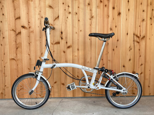 折りたたみ自転車「Brompton」1日レンタル-ホワイト