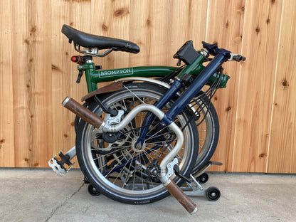 折りたたみ自転車「Brompton」1日レンタル-グリーン