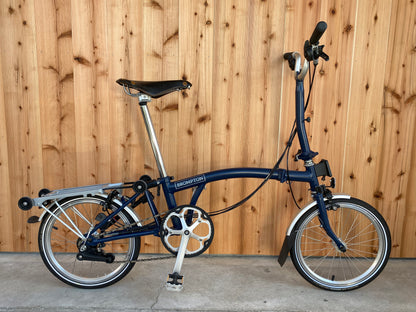 折りたたみ自転車「Brompton」1日レンタル-ネイビー１