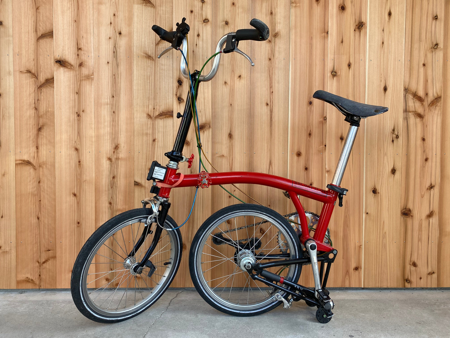 折りたたみ自転車「Brompton」1日レンタル-レッド