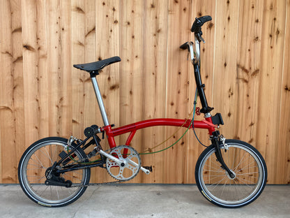 折りたたみ自転車「Brompton」1日レンタル-レッド