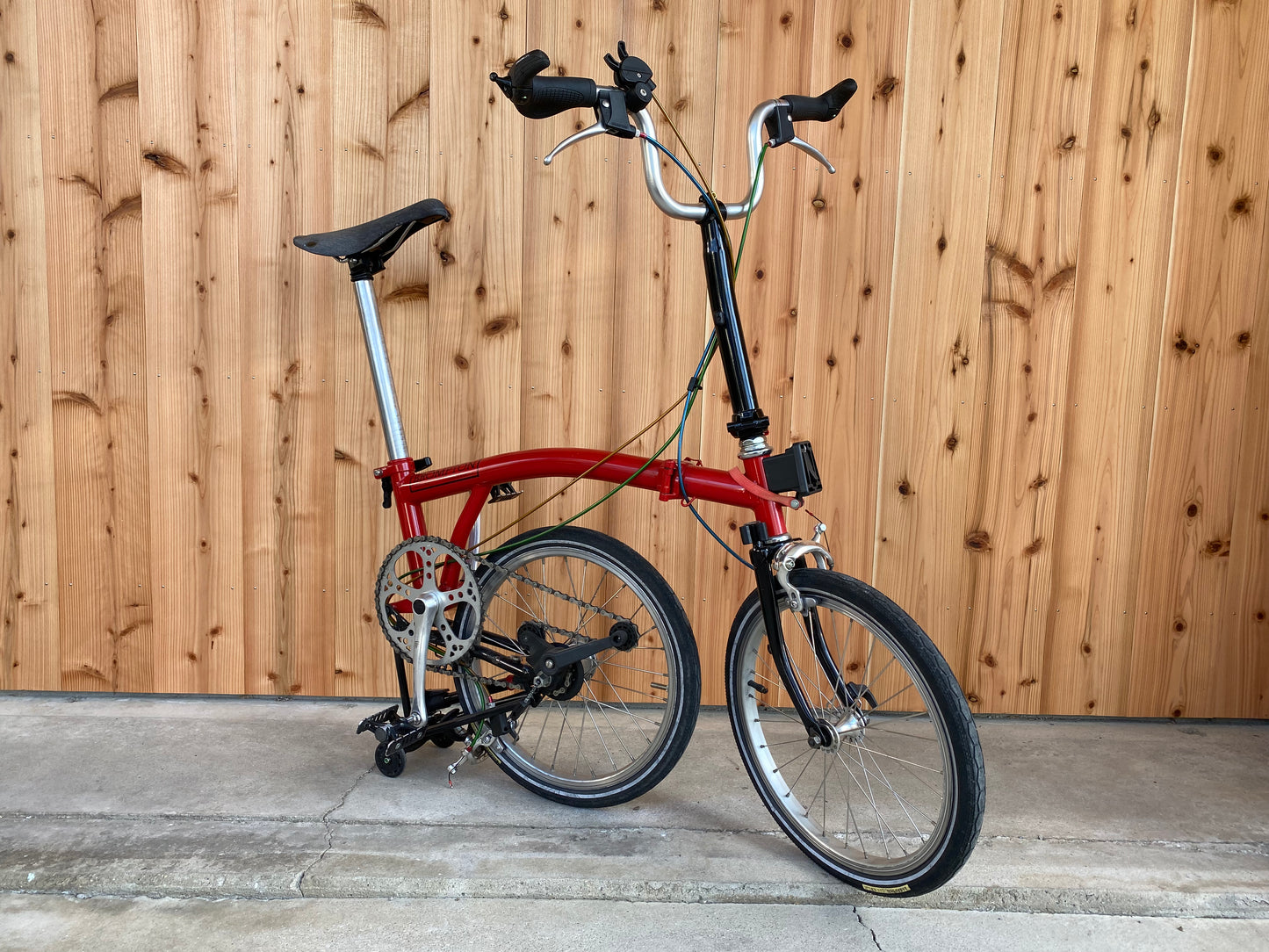 折りたたみ自転車「Brompton」1日レンタル-レッド