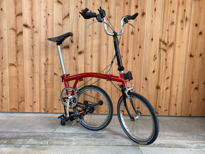 折りたたみ自転車「Brompton」1日レンタル-レッド