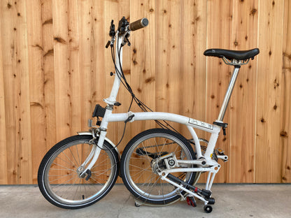 折りたたみ自転車「Brompton」1日レンタル-ホワイト