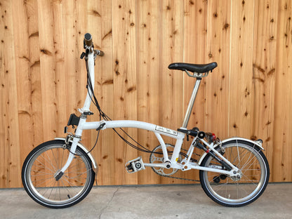 折りたたみ自転車「Brompton」1日レンタル-ホワイト