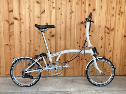 折りたたみ自転車「Brompton」1日レンタル-ホワイト