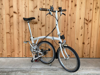 折りたたみ自転車「Brompton」1日レンタル-ホワイト