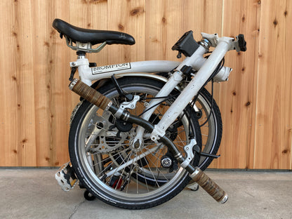 折りたたみ自転車「Brompton」1日レンタル-ホワイト