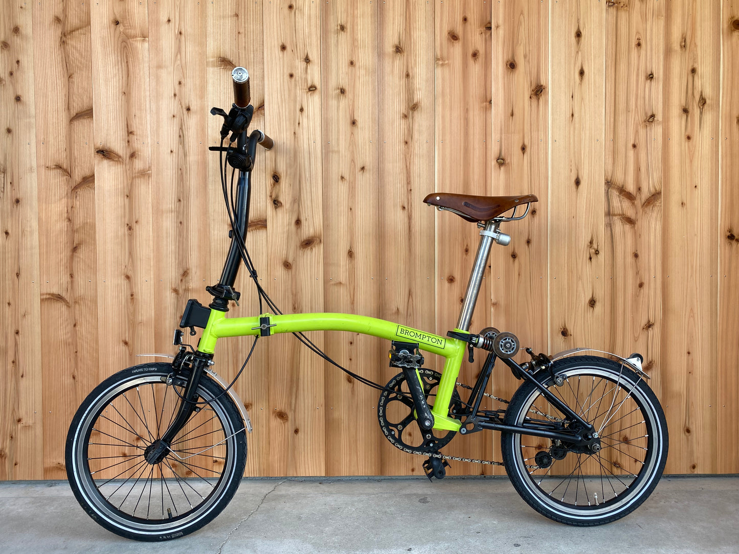 折りたたみ自転車「Brompton」1日レンタル-イエロー