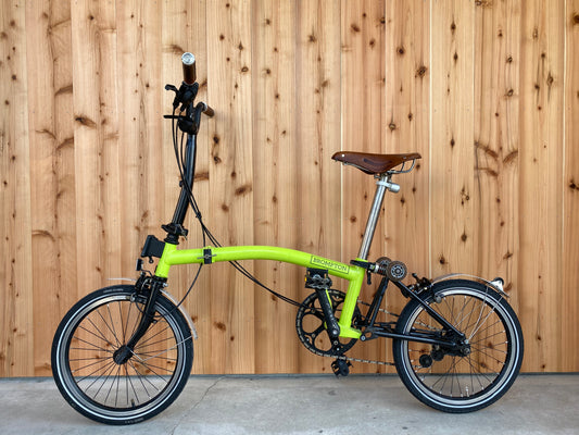 折りたたみ自転車「Brompton」1日レンタル-イエロー